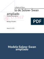 Modelo Solow-Swan ampliado con progreso tecnológico