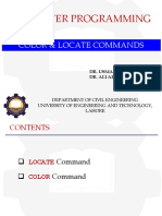 LEC-3 COLOR & LOCATE COMMANDS
