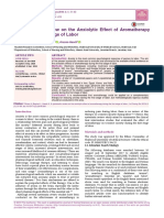 Ashraf Ghiasi A Systematic Review On The Anxiolytic Effect of Aromatherapy During The First Stage of Labor