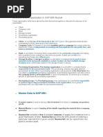 Structure of An Organization in SAP MM Module