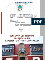 Tribunal Constitucional se pronuncia sobre beneficio penitenciario de semilibertad