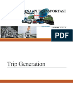 Perencanaan transportasi: Trip generation
