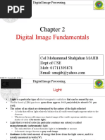 Digital Image Fundamentals: Col Mohammad Shahjahan MAJIB Dept of CSE Mob: 01711393871