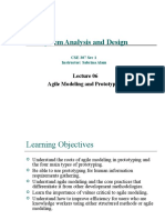 System Analysis and Design: Agile Modeling and Prototyping