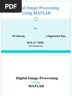 Digital Image Processing Using MATLAB: J.Nageswara Rao, M.Veerraju, Mca 2 Year