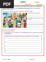 Prevenimos Las Enfermedades Cuidandonos en Familia y Comunidad