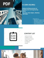 Method of Measurement of Building and Civil Engineering Works