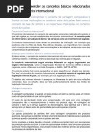 Importância dos Documentos Comerciais | PDF | Cheque (banco) | Economias