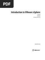 Introduction To Vmware Vsphere: Esx 4.0 Esxi 4.0 Vcenter Server 4.0