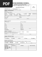 PNC Registration Form for Nurses | PDF | Nursing | Health Care