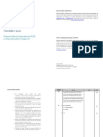 Mark Scheme (Results) November 2020: Pearson Edexcel International GCSE in Chemistry (4CH1) Paper 2C