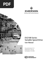 EV2100 Series Variable Speed Drive: User Manual