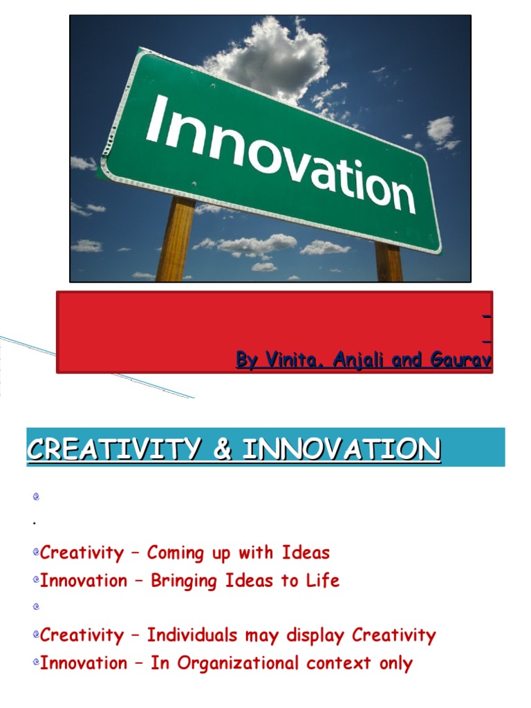 Creativity and Innovation Strategies | PDF | Business