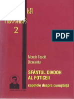 Talcuiri La Filocalie Vol. 2 - Sfantul Diadoh Al Foticeii, Capetele Despre Cunostinta
