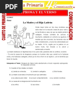 La Prosa y El Verso para Cuarto de Primaria