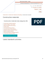 Construction Materials Standards Category