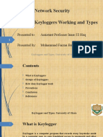 Subject: Network Security Topic: Keyloggers Working and Types