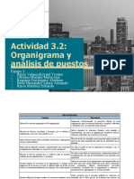 Actividad 3.2. Organigrama y Análisis de Puestos