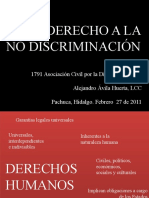 El derecho a la no discriminación