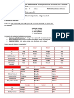 REVISÃO DE ESPANHOL A1 8B