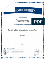 Girl2 Certificate of Completion