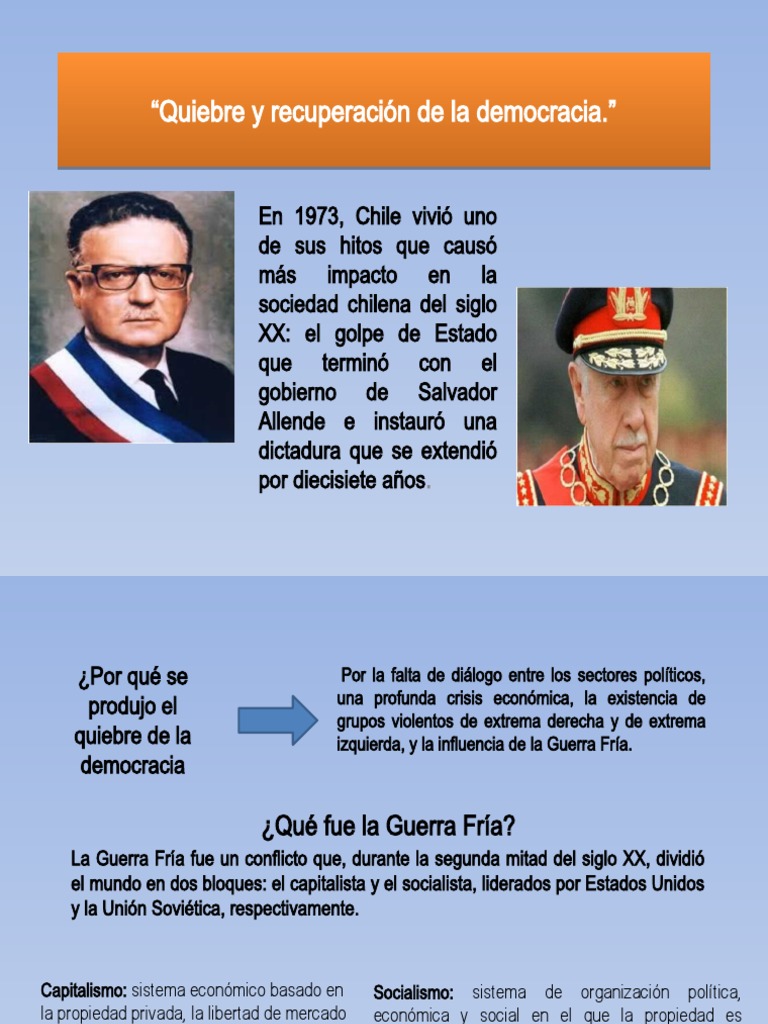 Quiebre de La Democracia | PDF | Guerra Fría | Socialismo