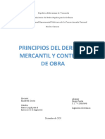 Principios Del Derechos Mercantil y Contrato de Ob