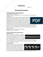 Endodontics: Classification of Intracanal Instruments