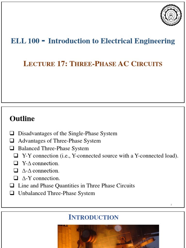 Three-Phase AC Circuits Overview | PDF | Alternating Current ...