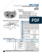 Zero Ohm Jumper Chip Resistor: Type L 1F (01005) W C D T Dimensions Inches