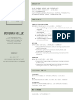 Sage Green Minimalist Creative Resume-4