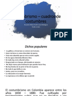 Costumbrismo - Cuadros de Costumbres