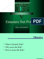 Emasters Net Pvt. LTD.: Risk Assessment