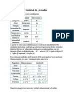 El Sistema Internacional de Unidades