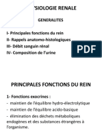 1 - Généralités Sur La Physiologie Rénale (1) .PDF Version 1