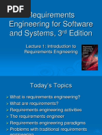 Requirements Engineering For Software and Systems, 3 Edition