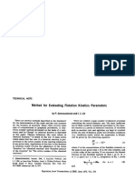 Method For Evaluating Flotation Kinetics Parameters