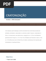 CRATONIZAÇÃO