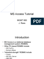 MS Access Tutorial - Krannert School of Management