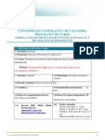 Carta Descriptiva Del Curso Investigación II - Formulación de Proyectos y ER Información-2021-I