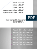 Tahun Kabisat 2001-2004 dan 1600-2100