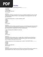 MCQ On Network Topology