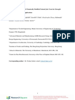 Structural Performance of Chemically Modified Natu