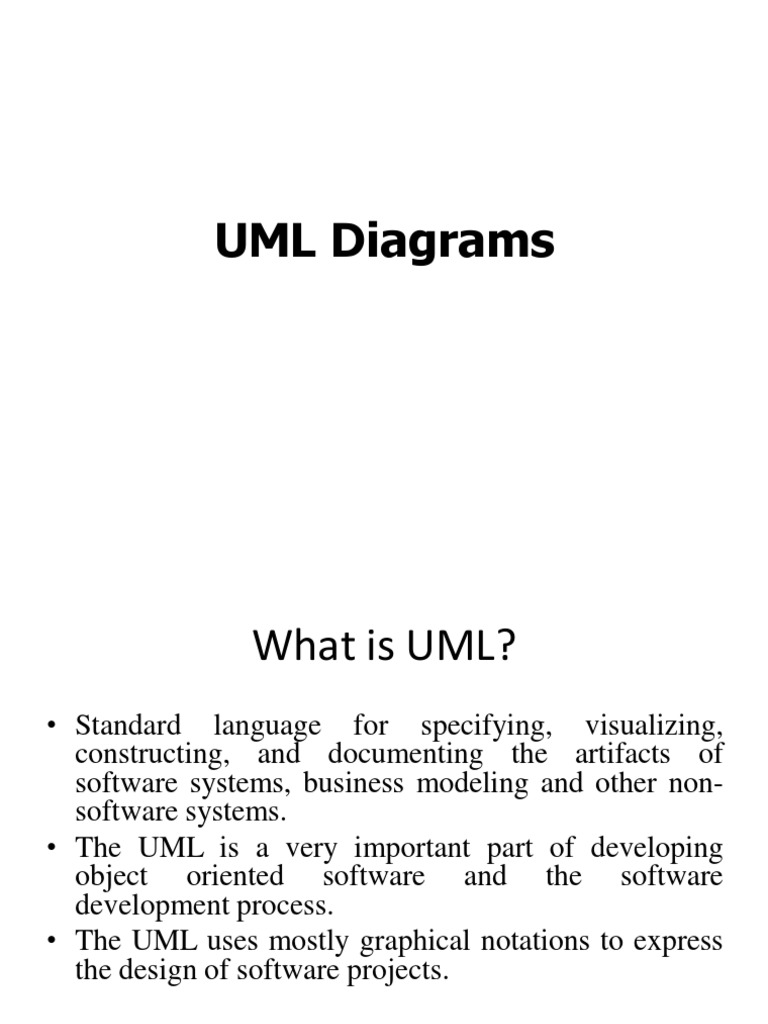 OOAD UML Diagrams Notes | PDF | Class (Computer Programming) | Unified ...