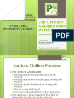 02 Project Planning - Unit 1