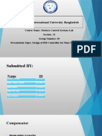 Design of PID Controller for Mass Spring Damper System