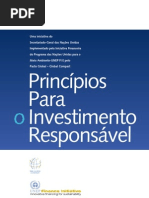 p´rincipios para o investimento responsavel unep fi