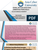 Materi-4-Kepribadian, Aktualisasi Dan Implementasi Pancasila