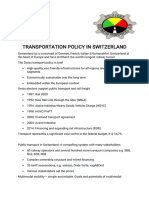 Rifaldi Yuliandri - Transportation Policy in Switzerland