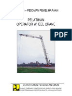Pelatihan Operator Wheel Crane - Pemeliharaan